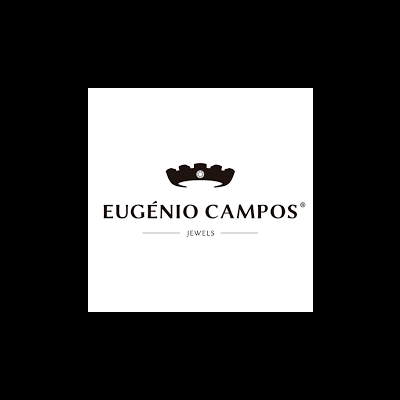Logótipo da marca EUGÉNIO CAMPOS com coroa estilizada e diamante