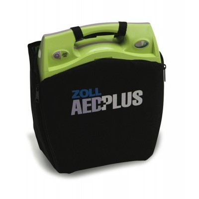 Cardioversor desfibrilhador ZOLL AED PLUS verde com estojo preto