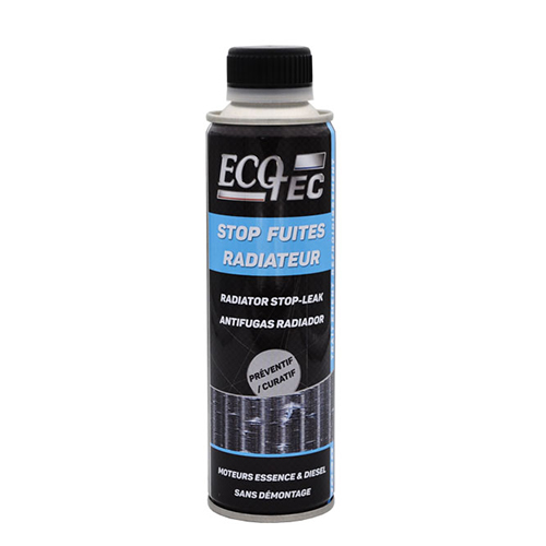 1030 - TAPA-FUGAS RADIADOR (SOLDA BLOCOS) 250ml Frasco ECO TEC Stop Fuites Radiateur produto para radiador automóvel