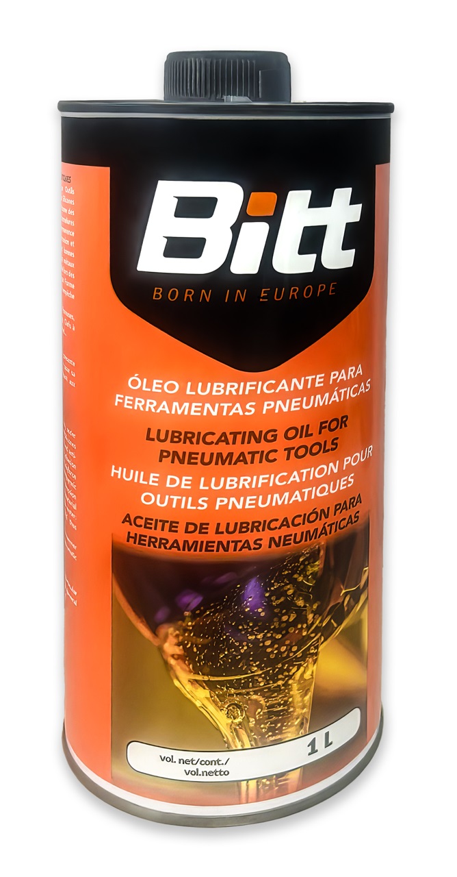 BITT - OLÉO PARA MÁQ. PNEUMÁTICAS 1LT Frasco de óleo lubrificante Bitt para ferramentas pneumáticas 1L