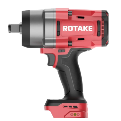Ferramenta elétrica ROTAKE vermelha e preto com punho ergonómico