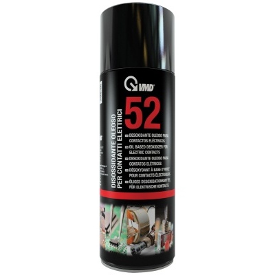 Spray isolante condutor IMD 52 com tampa preta e rótulo preto com texto branco e vermelho