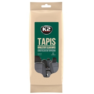 Pacote de toalhetes para limpeza de estofos K2 TAPIS