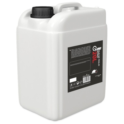 Recipiente plástico branco com capacidade 20 litros e etiqueta preta