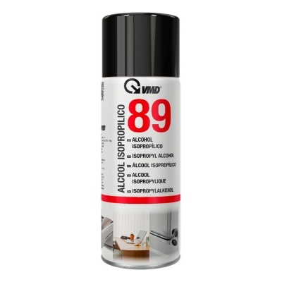 Frasco de spray de álcool isopropílico 89 com tampa preta