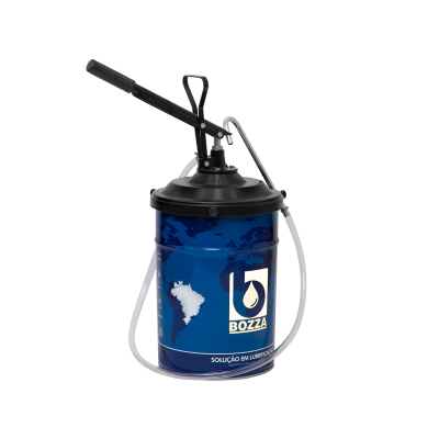 Bomba manual para lubrificação azul da marca BOZZA