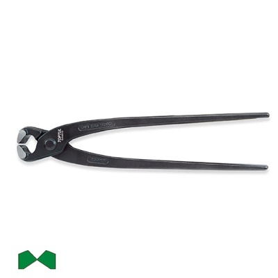 Alicate de corte metálico preto em fundo branco