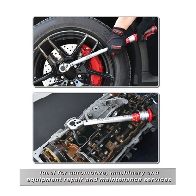 Chave de torque a ser usada em roda de carro e componente de motor