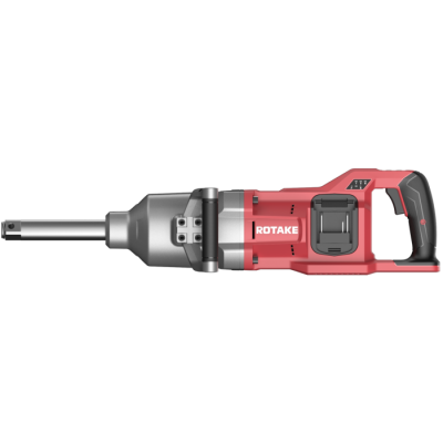 Chave de impacto elétrica sem fio vermelha e preta da marca ROTAKE.