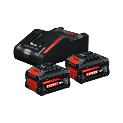 Carregador e duas baterias recarregáveis Bosch EXPERT 18V