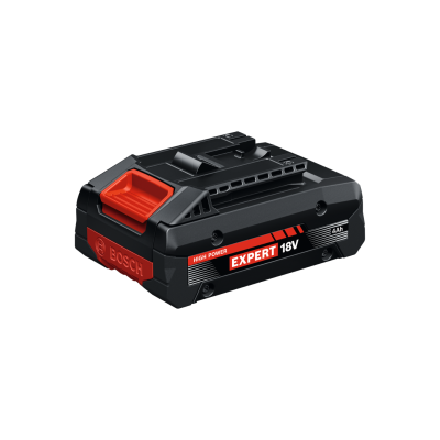 Bateria recarregável Bosch EXPERT 18V 4Ah preta com detalhes vermelhos