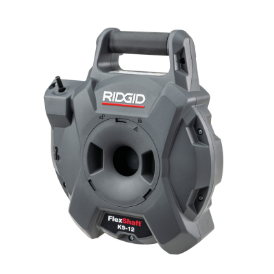 Bobina de cabo FlexShaft K9-12 cinza da RIDGID com pega