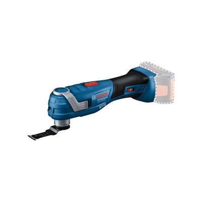 Ferramenta elétrica oscilante Bosch azul e preta com lâmina