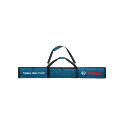 Estojo comprido para ferramentas BOSCH azul e preto com alça e texto