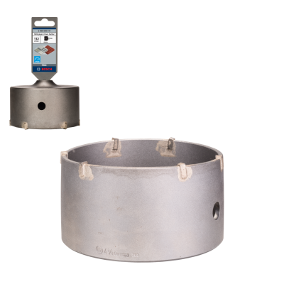 Broca de furo Bosch cinza metálico com etiqueta colorida