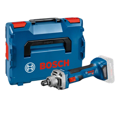 Conjunto Bosch com caixa azul e ferramenta elétrica sem fio