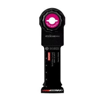 Lâmina de serra oscilante Bosch preta com círculo rosa Multi Material