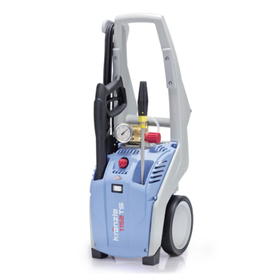 Máquina de lavar alta pressão Kranzle 1152 TST azul e cinza com rodas e alça