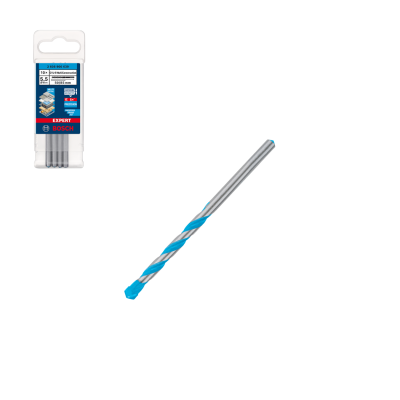 Conjunto de brocas BOSCH em embalagem plástica com detalhe azul