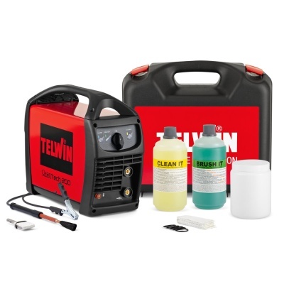 Máquina de soldadura TELWIN Quiet Tech 2020 com acessórios