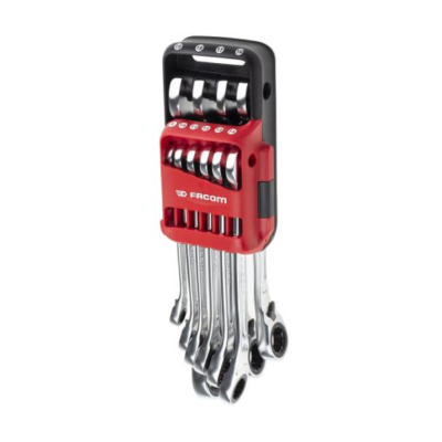 Conjunto de chaves combinadas FACOM em suporte plástico