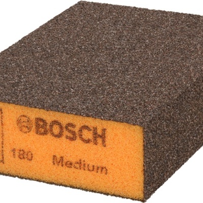 Esponja de lixa BOSCH Expert castanha com base amarela