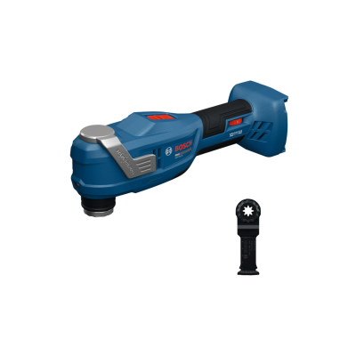 Ferramenta multifunções elétrica azul Bosch PRO com acessório preto