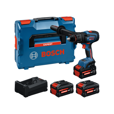 Conjunto de furadeira/parafusadora BOSCH Expert 18V com acessórios e mala