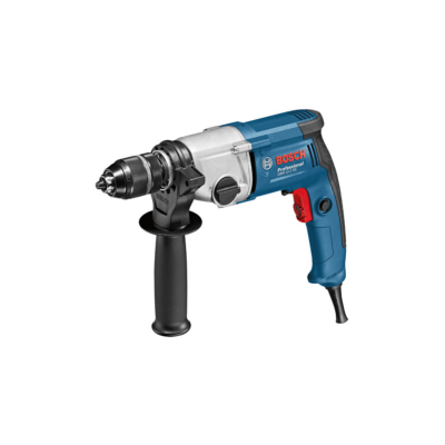 Furadeira elétrica Bosch Professional azul com empunhadura preta