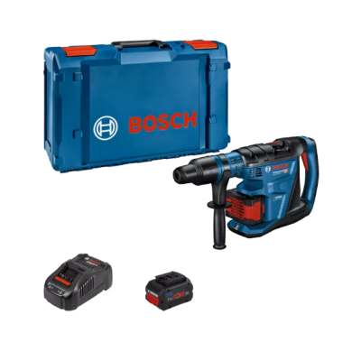 Ferramenta Bosch com mala, martelo perfurador, carregador e bateria