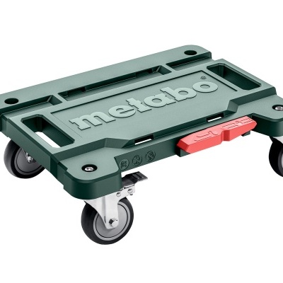 Carrinho com rodas Metabo verde com detalhes vermelhos