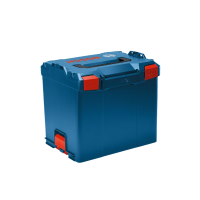 Caixa para ferramentas azul e vermelha da marca BOSH