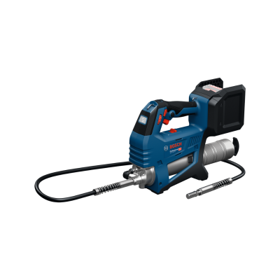 Máquina de engraxar elétrica Bosch Professional azul com cabo flexível