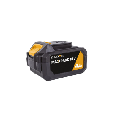 Bateria recarregável preta e amarela BATAVIA MAXXPACK 18 V 4Ah