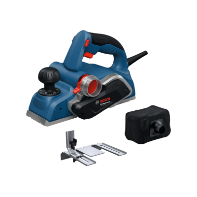 Apara-fios elétrico Bosch Professional azul com coletor de pó e guia metálica