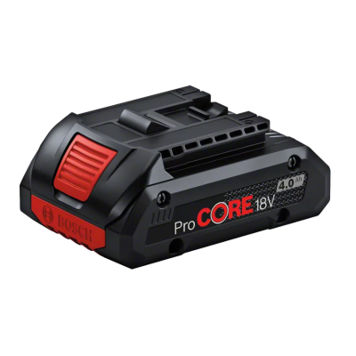 Bateria recarregável Bosch ProCORE 18V 4.0 Ah preta e vermelha