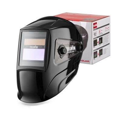 Capacete de soldadura preto TELWIN JAGUAR com embalagem