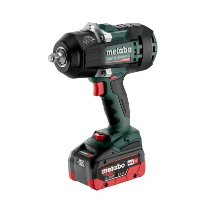 Ferramenta elétrica pistola Metabo verde preto vermelho