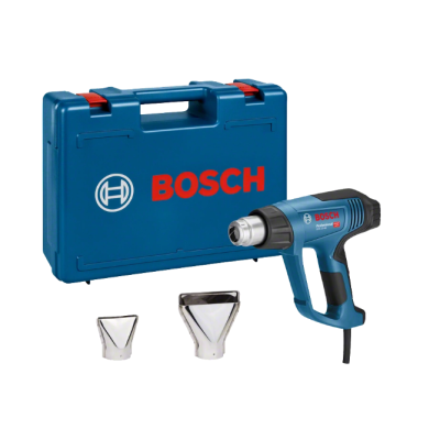 Pistola de ar quente Bosch com mala e bicos metálicos