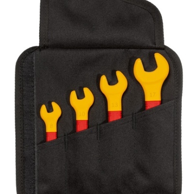 Conjunto de chaves de boca isoladas em estojo preto