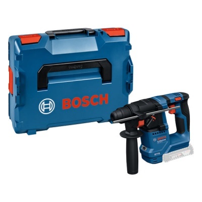 Conjunto de ferramenta elétrica Bosch com mala azul e ferramenta azul e preta