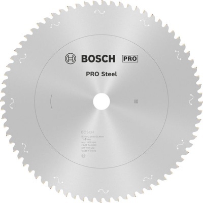 Disco de serra circular Bosch PRO Steel metálico com dentes afiados