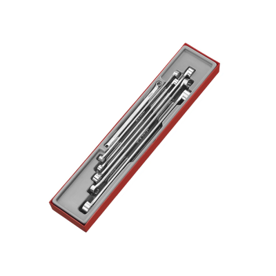 Conjunto de chaves de boca em caixa vermelha