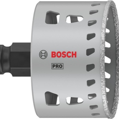 Broca serra de corte Bosch PRO com rebordo diamantado.