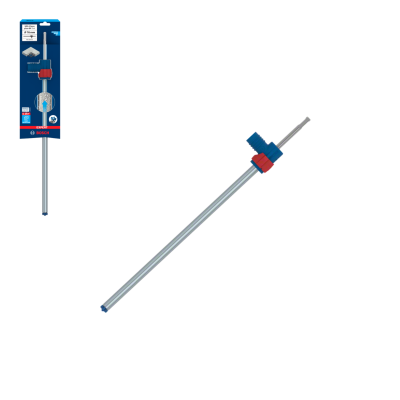 Agulha para limpeza de tubos Bosch em metal com ajustes em plástico azul e vermelho