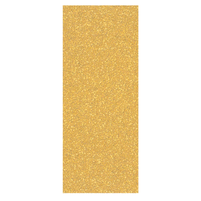 Toalha retangular amarela com padrão de pontos brancos