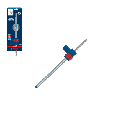 Medidor de profundidade Bosch metálico azul e vermelho em embalagem azul