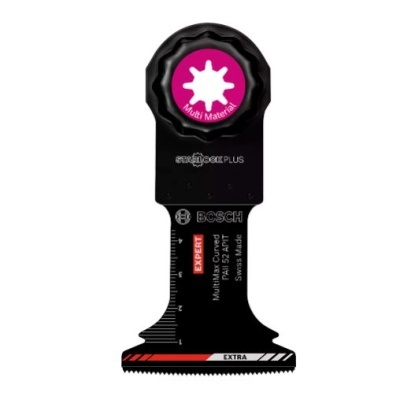 Lâmina de serra oscilante Bosch Expert preta com detalhes vermelhos e brancos