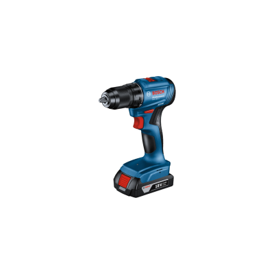 Berbequim aparafusador Bosch azul e preto com bateria 18V