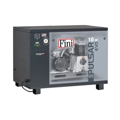 Compressor de ar Fini Pulsar EVO 10 HP cinza